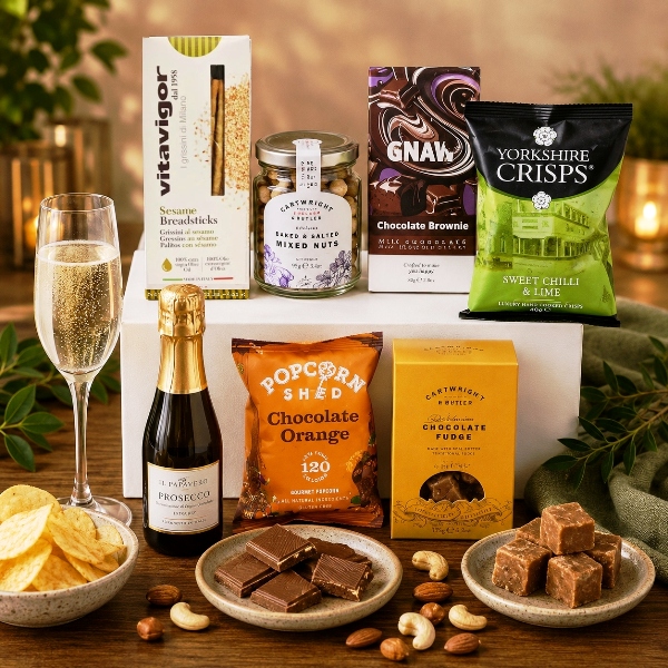 Prosecco and gourmet treats