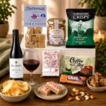 Red wine and gourmet treats