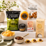 The cheese and gourmet treats hamper