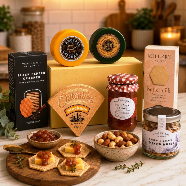 The cheese lovers gourmet hamper