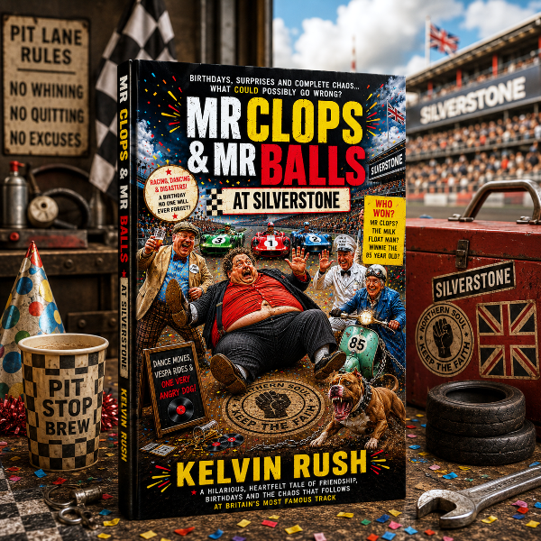 Mr Clops & Mr Balls Silverstone By Kelvin Rush (Signed Book)