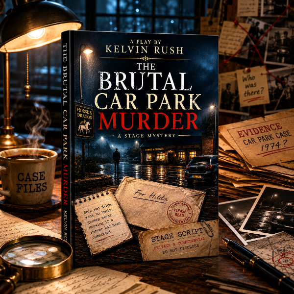 The Brutal Car Park Murder By Kelvin Rush signed copy
