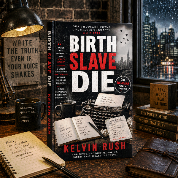 Birth Slave Die By Kelvin Rush signed copy