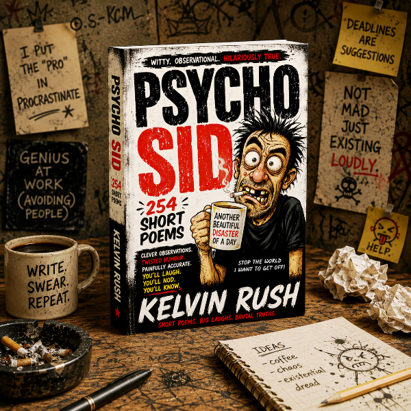Psycho Sid by Kelvin Rush signed copy