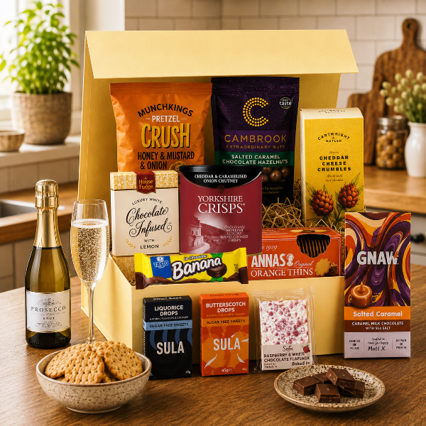 The Falcon Hamper with prosecco