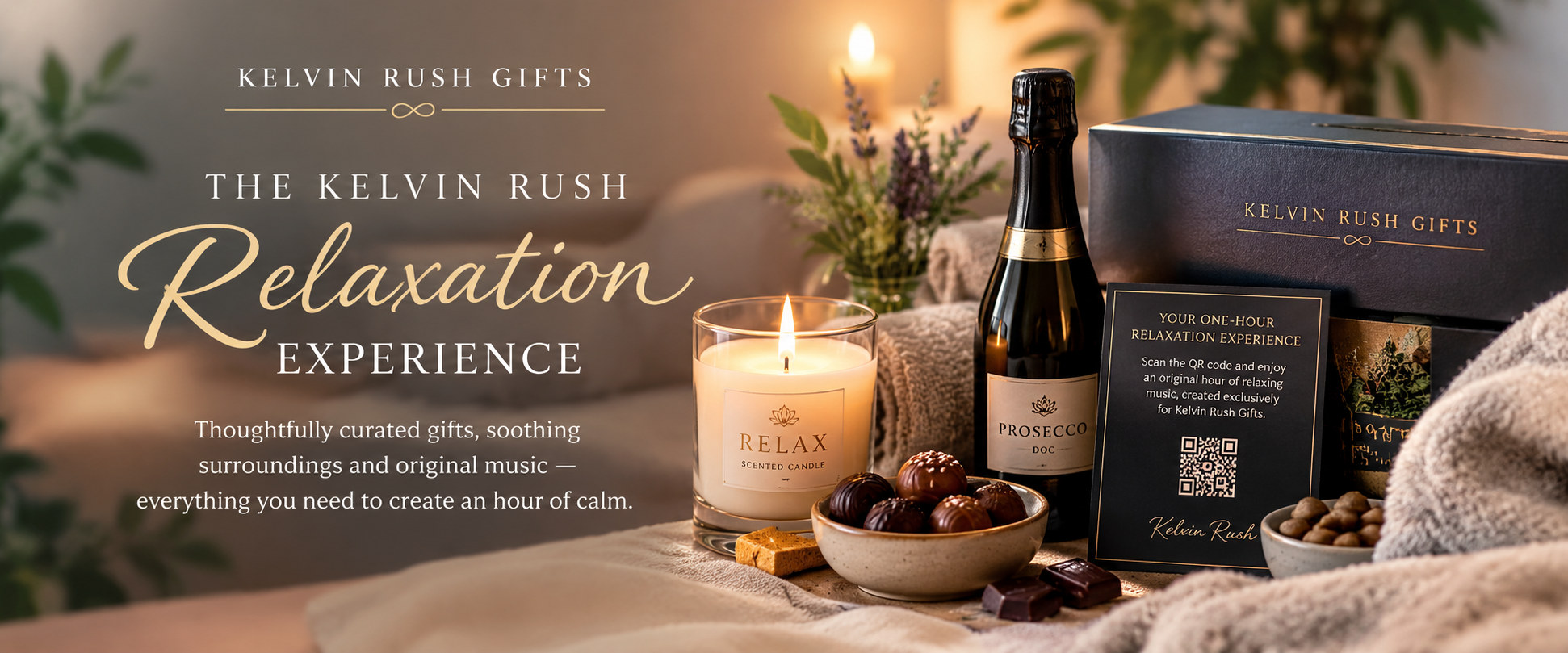 Relaxation and Pamper Gifts Banner
